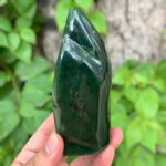 410g Best Quality Green Nephrite Jade Free Form
