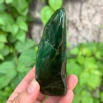 350g Best Quality Green Nephrite Jade Free Form