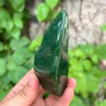 305g Great Quality Green Nephrite Jade Free Form