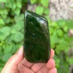 300g Great Quality Green Nephrite Jade Free Form
