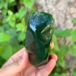 340g Top Quality Green Nephrite Jade