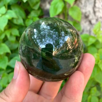 400g AAA Quality Green Nephrite Jade, Nephrite Jade, Nephrite Sphere, Nephrite Jade Sphere, Jade Sphere, Nephrite Ball, Nephrite Jade Ball