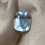 6.7 Ct’s 100% Natural Eye Clean Cushion Cut Aquamarine