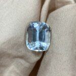 6.7 Ct’s 100% Natural Eye Clean Cushion Cut Aquamarine