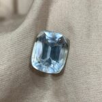 6.7 Ct’s 100% Natural Eye Clean Cushion Cut Aquamarine