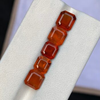 11 Ct's Beautiful Natural Red Hessonite Garnet, Emerald Cut Hesonite, Hesonite Garnet, Hessonite Garnet Gemstone, Garnet Gemstone