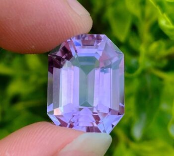 14.5 Cts Amethyst Emerald Cut Gemstone