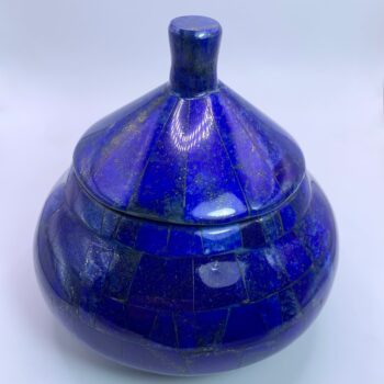 610g Beautiful Lapis Lazuli Urn, Lapis Lazuli Urn, Lapis Stone Urn, Lapis Lazuli, Blue Lapis Urn, Blue Lapis Lazuli Urn, Lapis Urn, Lapis