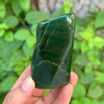 224g AAA Quality Lustrous Green Nephrite Jade Free Form, Nephrite Jade, Nephrite Free Form, Nephrite Jade Free Form, Green Jade Free Form