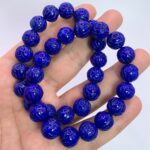 A+++ Quality Natural Craved Lapis Lazuli Beads Bracelet