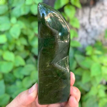 395g Top Quality Lustrous Green Nephrite Jade Free Form, Nephrite Jade, Nephrite Free Form, Nephrite Jade Free Form, Green Jade Free Form