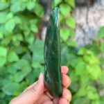 240g Best Quality Green Nephrite Jade Free Form