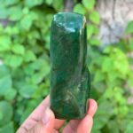 320g Best Quality Green Nephrite Jade Free Form