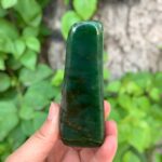 350g Best Quality Green Nephrite Jade Free Form