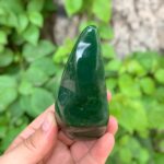 305g Great Quality Green Nephrite Jade Free Form