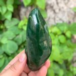 305g Great Quality Green Nephrite Jade Free Form