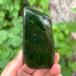 300g Great Quality Green Nephrite Jade Free Form