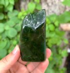 300g Great Quality Green Nephrite Jade Free Form