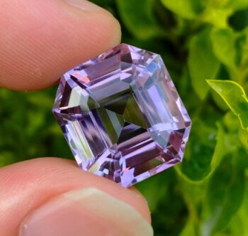 19.5 Cts Amethyst Emerald Cut Gemstone