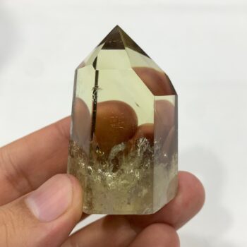 70g Natural Terminated Clear Citrine Quartz Point, Citrine Quartz Point, Quartz Point, Citrine Quartz Tower, Quartz Point, Citrine Quartz