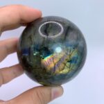 617g Top Quality Blue Labradorite Sphere