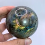 617g Top Quality Blue Labradorite Sphere