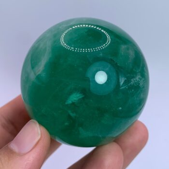 334g Top Quality Emerald Green Fluorite Sphere, Fluorite Ball, Fluorite, Fluorite Sphere, Green Fluorite, Fluorite Crystal Sphere, Sphere