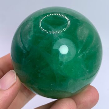 410g Top Quality Emerald Green Fluorite Sphere, Fluorite Ball, Fluorite, Fluorite Sphere, Green Fluorite, Fluorite Crystal Sphere, Sphere
