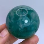 260g Top Quality Emerald Green Fluorite Sphere