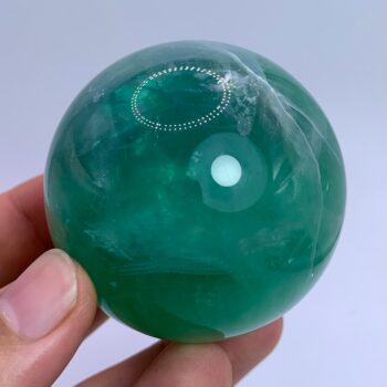 290g Top Quality Emerald Green Fluorite Sphere, Fluorite Ball, Fluorite, Fluorite Sphere, Green Fluorite, Fluorite Crystal Sphere, Sphere