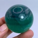 220g Top Quality Emerald Green Fluorite Sphere, Fluorite Ball, Fluorite, Fluorite Sphere, Green Fluorite, Fluorite Crystal Sphere, Sphere