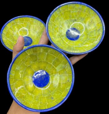 Beautiful Yellow Hand Made Shah Maqsood Bowl