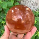 1 Kg Best Quality Red Honey Calcite Sphere