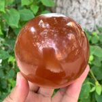 1 Kg Best Quality Red Honey Calcite Sphere