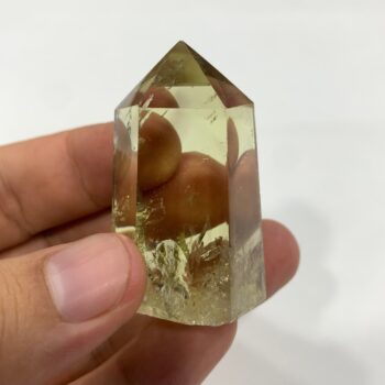 49g Natural Terminated Clear Citrine Quartz Point, Citrine Quartz Point, Quartz Point, Citrine Quartz Tower, Quartz Point, Citrine Quartz