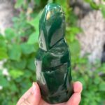 370g Best Quality Green Nephrite Jade