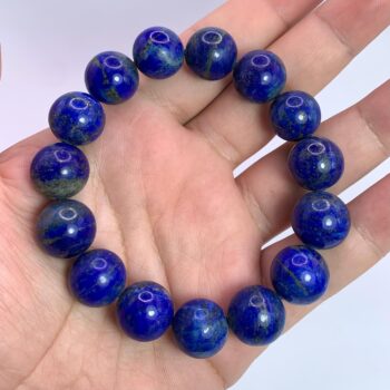 80g Beautiful Lapis Lazuli Bracelet, Lapis Beads Bracelet, Lapis Round Beads Bracelet, Lapis Large Beads Bracelet, Lapis Bracelet, Lapis