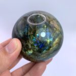 449g Top Quality Blue Labradorite Sphere