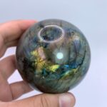 617g Top Quality Blue Labradorite Sphere