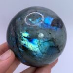 490g Top Quality Blue Labradorite Sphere