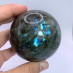 623g Top Quality Blue Labradorite Sphere