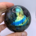 623g Top Quality Blue Labradorite Sphere