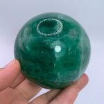 825g Top Quality Emerald Green Fluorite Sphere