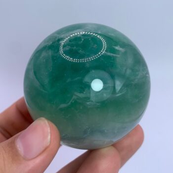 310g Top Quality Emerald Green Fluorite Sphere, Fluorite Ball, Fluorite, Fluorite Sphere, Green Fluorite, Fluorite Crystal Sphere, Sphere