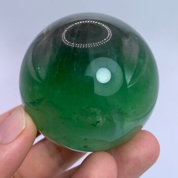 355g Top Quality Emerald Green Fluorite Sphere, Fluorite Ball, Fluorite, Fluorite Sphere, Green Fluorite, Fluorite Crystal Sphere, Sphere