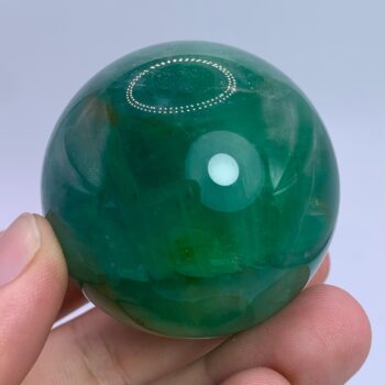 210g Top Quality Emerald Green Fluorite Sphere, Fluorite Ball, Fluorite, Fluorite Sphere, Green Fluorite, Fluorite Crystal Sphere, Sphere