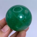 237g Top Quality Emerald Green Fluorite Sphere