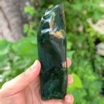 445g AAA Quality Green Nephrite Jade