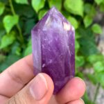 Gorgeous Top Quality Transparent Purple Amethyst Double Terminated Point