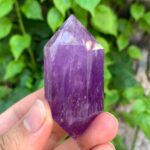 Gorgeous Top Quality Transparent Purple Amethyst Double Terminated Point